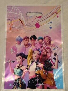 15 K-Pop Style Party Gift Bag - Pink and Purple
